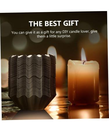Abaodam 50 Pcs Wax Paper Warmer Liner | Food-Grade Wax Melt Liner for Fragrance Candles | Black 8x8x3cm | International Shipping Available - Buy Online on GoSupps.com