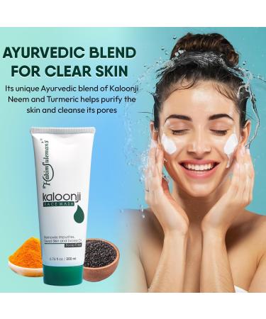 Hakim Suleman's Kalonji Face Wash for Tan Removal Natural & Ayurvedic Face Cleanser Men & Women Gently Exfoliates & Evens Tone Suitable for Normal Combination or Oily Skin Types 200 ml - Buy Online on GoSupps.com