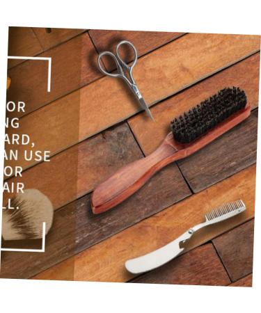 Doitool Men's Suit Care Set | Razor Sandalwood Beard Comb & Brush for Grooming | International Shipping - Buy Online on GoSupps.com