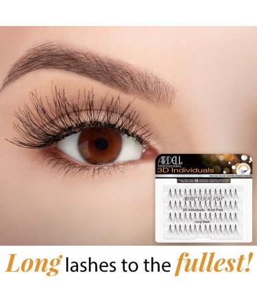 Ardell 3D Individuals Long Black 4 Pack - Get Stunning Lashes Now! - Buy Online on GoSupps.com