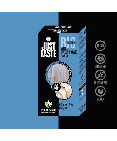  Just Taste Be different Just Taste Pack of 6 x 250g Sweet Potato Tagliatelle/Pasta Organic High Carbohydrate Ideal for Athletes and Sportsmen Low Sugar 84g - Buy Online on GoSupps.com
