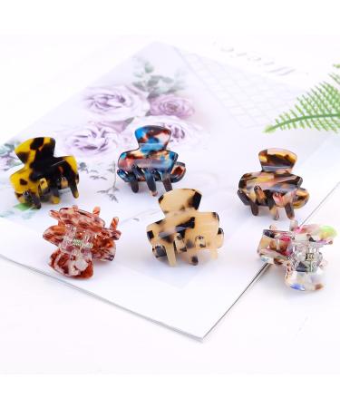 Kavya 6-Piece Non-Slip Hair Clips for Women & Girls | Tortoise Acetate Angular Clips for Thin Hair | Stylish & Durable B Set-2 - Buy Online on GoSupps.com