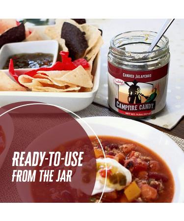 Cornaby's Campfire Candy Relish - Sweet & Spicy Candied Jalapeno Peppers (12 oz) | Plant-Based, Non-GMO, Gluten-Free Gourmet | Made in USA - Buy Online on GoSupps.com