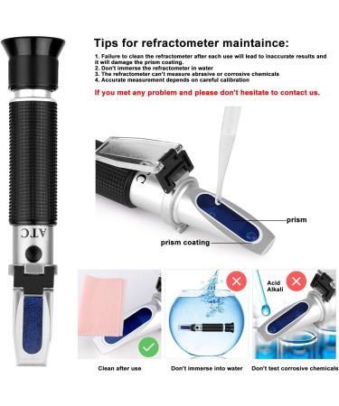 Marine Fish-Keeping Salinity Refractometer | Dual Scale Specific Gravity & Salinity Meter for Aquariums | 0-100ppt & 1.000-1.070 Range | Saltwater Tester with ATC Function - Buy Online on GoSupps.com