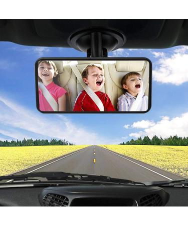 SunTop Adjustable Car Baby Mirror | Rear Seat Baby Mirror with Suction Cup | Safe Travel for Infants & Children - Buy Online on GoSupps.com