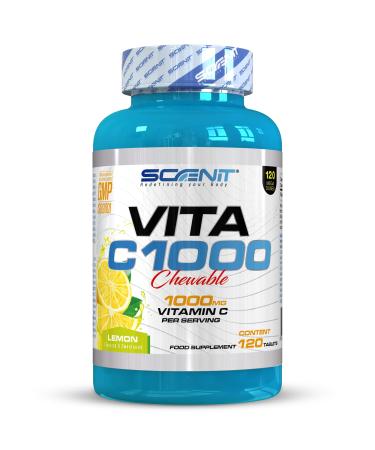 Vitamine C 1000mg - Vitamine C - Vitamine C Visage - Vitamines C - Vitamine C 1000 mg - Vitamin C - Vitamine C Complexe - VIT C - Vitamine fatigue Vitamines fatigue - 120 comprim s au go t de citron