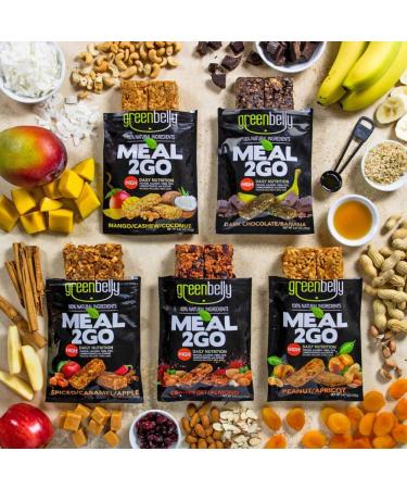 Greenbelly Backpacking Meals - Variety 15 Count, High-Calorie, Gluten-Free Meal Bars - Buy Online on GoSupps.com