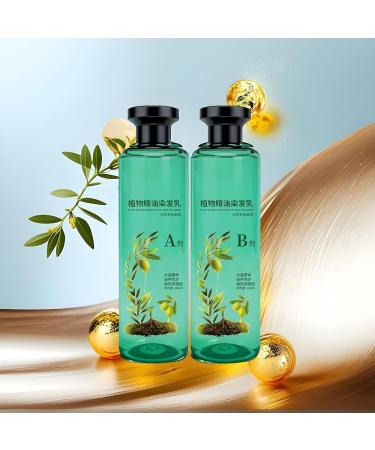 Hair Dye for Women - Repairing Cream with Vegetable Oil 260 ml - Pack of 2 Bottles of Hair Color White-Grey Hair Cover for Adults Seniors Hairdressers - Buy Online on GoSupps.com