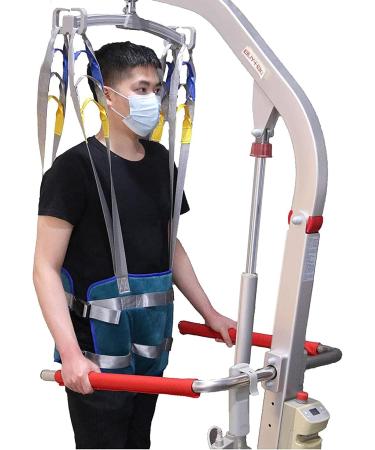 Medical Lift Equipment Full Body Walking Standing Aids Patient Lift Sling with Four Point Support Full Body Transfer Belt Strap Patient Hoist Sling for Leg Lumbar Relief Trainer Adjustable Waist L - Buy Online on GoSupps.com