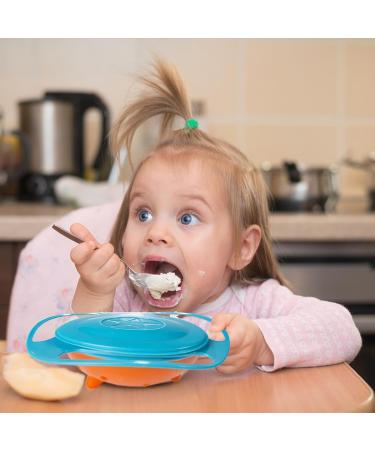 Amnool Universal Gyro Bowl - Anti-Spill 360 Rotatable Leak-Proof Bowl for Babies & Children - Buy Online on GoSupps.com