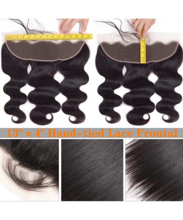 10 Inch Body Wave HD Transparent Lace Frontal Closure - Unprocessed Brazilian Virgin Human Hair for Black Women - 150% Density - Buy Online on GoSupps.com