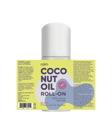 50ml 100% Fractionated Coconut Oil Roll-On | Multi-Purpose Body & Face Moisturizer | Skin Repair & Stretch Marks Oil | Unisex - Buy Online on GoSupps.com