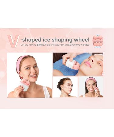 Rouleau de glace pour le visage les yeux le visage les poches la migraine le soulagement de la douleur les yeux le cou les rides et les blessures mineures (V-bleu) V-Blue - Buy Online on GoSupps.com