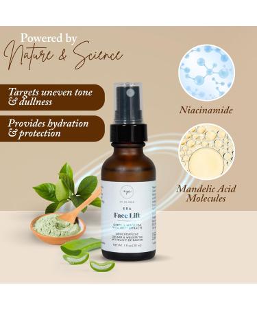 ELLA PURE 1.8 oz Face Lift Mist - Hydrating Face Spray with Green Tea & Niacinamide - Natural Skin Care Spray with Antioxidants Amino Acids & Aloe for Brighter Softer Complexion. - Buy Online on GoSupps.com