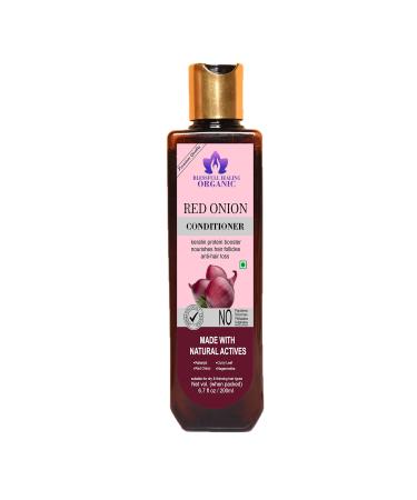 Blessfull Healing Organic Red Onion Natural Hair Conditioner 300 ml (Packing May Vary) 300 ml (Pack of 1)