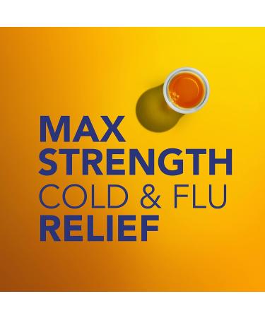Vicks NyQuil Severe Honey Cold and Flu Medicine 12 Oz - Maximum Strength Relief for Cough, Sore Throat, Fever, and Congestion - Buy Online on GoSupps.com