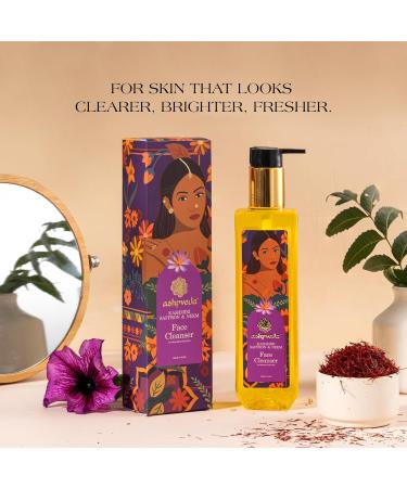 Ayurvedic Face Wash with Kashmiri Saffron & Neem Gentle Herbal Facial Cleanser for Daily Cleansing Refreshing & Radiance-Enhancing Care 100 ml - Buy Online on GoSupps.com