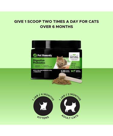 Pet Honesty Digestive Probiotics - 120 Scoops | Supports Pet's Gut Health - Buy Online on GoSupps.com