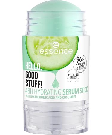 essence HELLO GOOD STUFF 48H MOISTURIZING SERUM STICK hydrating cooling refreshing translucent 30g - Buy Online on GoSupps.com