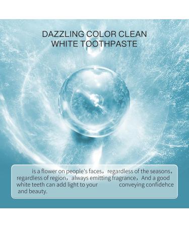 Radiant Whitening Toothpaste Peach Mint Dazzling Color Clean White Toothpastes Remove Tooth Stains Fresh Breath (1PCS) - Buy Online on GoSupps.com