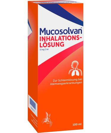 MUCOSOLVAN Inhalation Solution 100 ml - Ambroxol for Nebulizer | Mucus Dissolution - Buy Online Worldwide - Buy Online on GoSupps.com