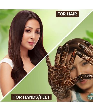 LOGY Nupur 100% Pure Henna Powder for Hair Colour (Mehandi) | for Hair Hands & Feet (150g) - Buy Online on GoSupps.com