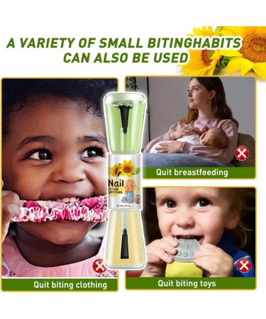 Toddler nail polish nail polish to prevent nail chewing Bitter No Bite Stop nail polish 10ml | Stop putting your fingers in your mouth day and night - Buy Online on GoSupps.com