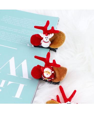 Shop Gukasxi 12 Piece Christmas Antlers - Cute Hairpins & Accessories for Festive DIY Hair Jewelry - Buy Online on GoSupps.com