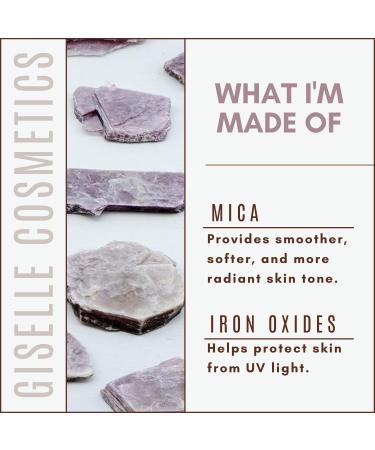 Organic Mineral Eyeshadow - Coral Gold | Giselle Cosmetics Loose Powder | 3g - Buy Online on GoSupps.com