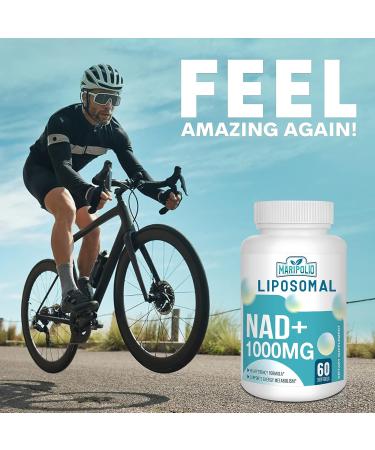 Maripolio Liposomal NAD+ 1000 mg - 60 Softgel - Pack of 2 - Buy Online on GoSupps.com