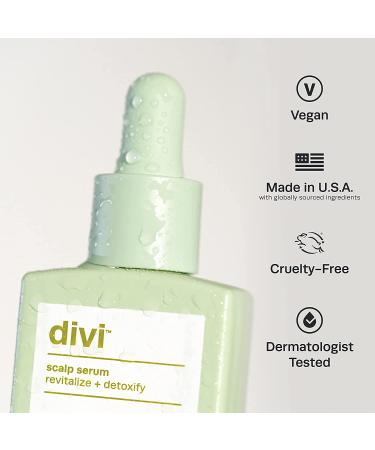 DIVI Scalp Serum 100mL - Revitalize, Detoxify, & Combat Hair-Thinning - Nourishes Follicles & Removes Build-Up - 3.38 Fl Oz - Buy Online on GoSupps.com