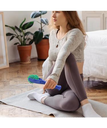 AMDZGLB Massage Balls & Roller with Handle - Self-Massage Device for Legs Back Feet & Hands | Alleviate Muscle Pain - Buy Online on GoSupps.com