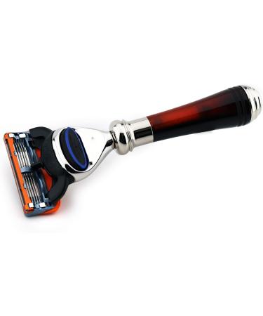 Turtle Luxury Safety Razor - 5 Blades + Stainless Steel & Chrome-Plated Mini Handle - Limited Edition - Buy Online on GoSupps.com