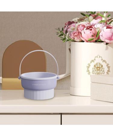 Cosmetic Cleaning Box Portable Cosmetic Tool Washing Bowl Silicon Brush Cleaner Pad 300g Makeup Brush Washing Box Cosmetic Cleaning Mat Scrubber Bowl Pad for Makeup Sponge Powder Puff Brushes Purple - Buy Online on GoSupps.com