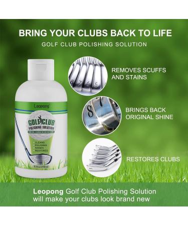 Leopong Iron Polishing Solution - Golf Club Cleaner for Golf Club Polishing | 250ml/8.8 oz | Essential for Every Golfer - Buy Online on GoSupps.com