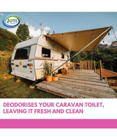 Pink Toilet Chemical Rinse 2 x 5 Litre for Motorhomes & Caravans | Eco-Friendly Odour Eliminator | Up to 50 Treatments Each - Buy Online on GoSupps.com