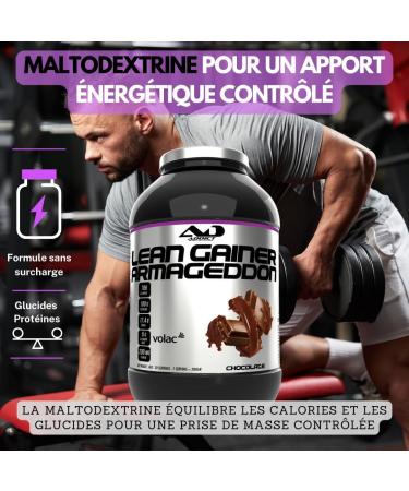 Addict sport nutrition - Armageddon - Prot ine de musculation - 100g de prot ines par portion - Gainer avec whey rapide BCAA L-Glutamine et Maltodextrine - Prise de masse - 2 Kg -Chocolat - noisette Chocolat noisette 2 kg (Lot de 1) - Buy Online on GoSupps.com