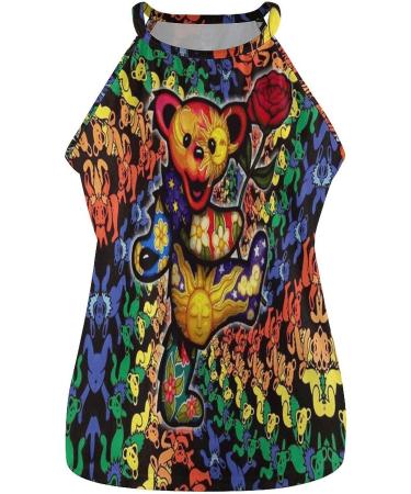 Women's Summer Tank Top - Sleeveless Casual Vest with Funny Patterns, Colorful Design - X-Large - Buy Online on GoSupps.com