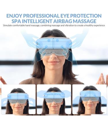 Rechargeable Bluetooth Eye Massage Device - 5 Modes Foldable Tension Relief & Sleep Improvement - Ideal Gifts for Family | International Shipping - Buy Online on GoSupps.com