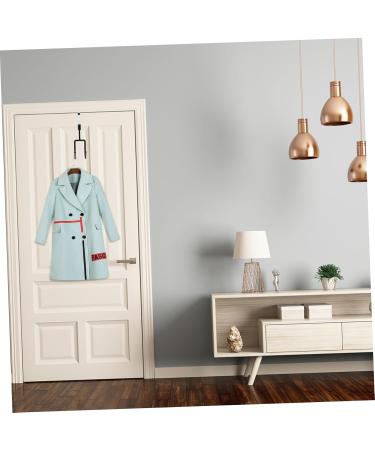 OKUMEYR 4pcs Hat Hangers Wall Mount Coat Rack Clapboard Hook Hanging Hook Organizer Wrought Iron 19X9X5CM Black - Buy Online on GoSupps.com