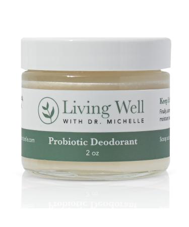 Natural Probiotic Deodorant | Unscented for Men & Women | Aluminum-Free & Paraben-Free | Safe for Sensitive Skin