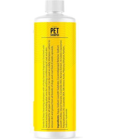 Banana Dog Shampoo & Conditioner In One | 1 LITRE Professional Grooming | Conditioning & Aloe Extracts Prevent Dandruff | Extra Mild For Daily Use | For Smelly Itchy Dogs & Pets | UK Made Banana Shampoo (1L) - Buy Online on GoSupps.com