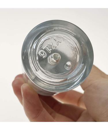 50ml Refillable Clear Glass Essential Oil Bottle with Glass Pipette - Elite Fluid Cosmetics Jar - Buy Online on GoSupps.com
