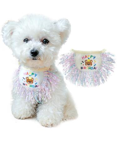 Bdshunbf dog birthday bandana dog neckerchief cat dog hollow dog bandana headscarves dog birthday party accessories for small medium dog pet - Buy Online on GoSupps.com