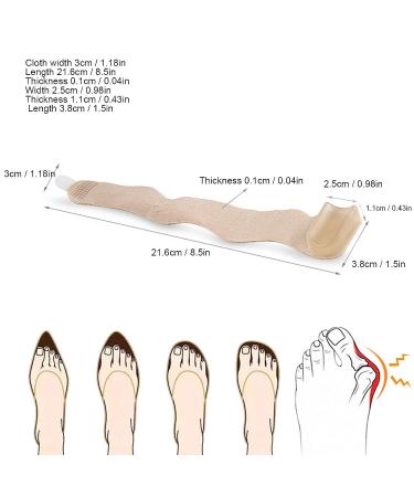 Silicone Toe Separator & Straightener Set - 3 Piece Kit for Hallux Valgus Correction, Bunion Relief - Universal Size for Men and Women - Buy Online on GoSupps.com