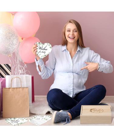 Botanical Baby Shower Advice Cards - 50 Pieces in Keepsake Box | Baby Prediction & Best Wishes Cards for Shower Favors - Buy Online on GoSupps.com