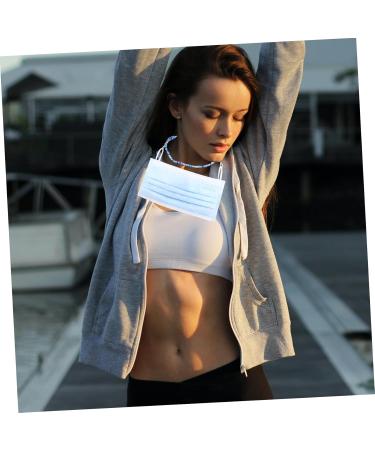 Clispeed 2 PC Adjustable Glasses Mask Chain Holder | Eyewear Band for Face Cover Sunglasses & Reading Glasses | 50cm Bead Chain Strap - Buy Online on GoSupps.com