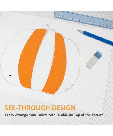 Applique Fusing Mat 17x24 with See-Through Design - Silicone Mat for Arts & Crafts, Bonus Teflon Coated Sheet and Iron Rest Pad Included - Buy Online on GoSupps.com