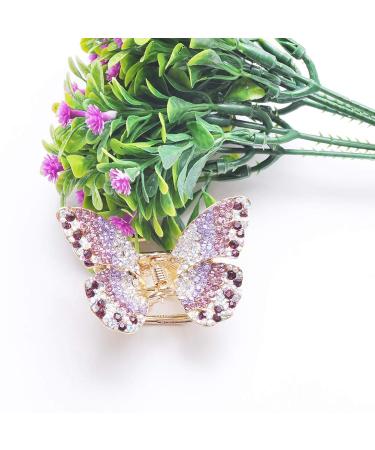 Large Butterfly Hair Claw Clip | Stylish Purple Jaw Clip for Thick Hair - Buy Online on GoSupps.com