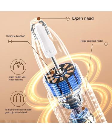 Hair Removal Device Nose Hair Trimmer for Women Safe Electric Shavers Efficient Facial Eyebrow ShaversConvenient Hair Removal Epilators Eyebrow Trimmer for Gold - Buy Online on GoSupps.com
